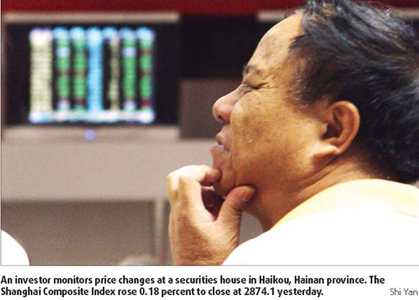Market edges up led by oil shares
