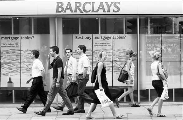 Barclays up most in 16 years on share sale talk
