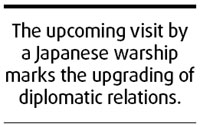 Ship comes riding high tide in China-Japan ties