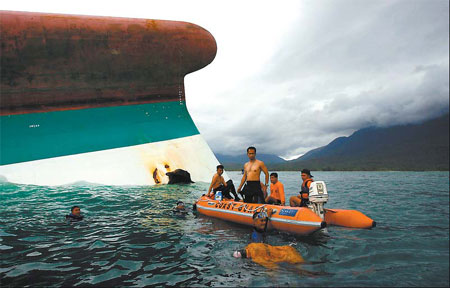 Divers find only death in giant sunk ferry