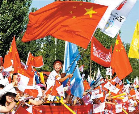 Relay inspires tree-planting torchbearer