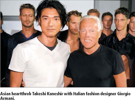Takeshi Kaneshir to front Armani campaign