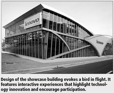 Holding high the torch and hosting hi-tech