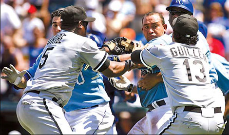 Brawling White Sox fall from grace - and 1st place