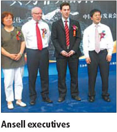 Glove maker Ansell finds fine fit in China