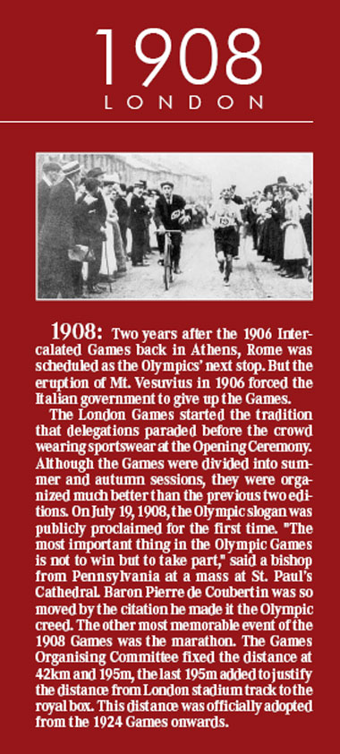 The Olympic road to Beijing 2008