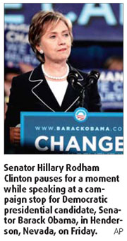 Clinton: Obama better than McCain