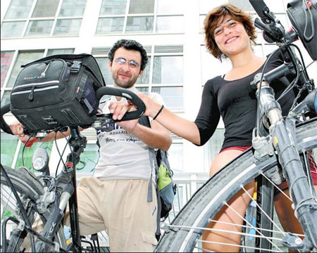Epic cycle ride driven by ideals