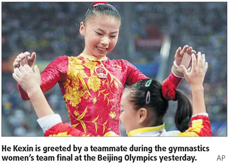 Golden gymnasts not fazed by age allegations