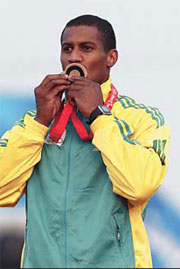 Off Track ..... Togo hails 'stranger' for first-ever medal