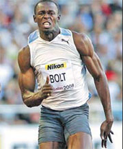 Off Track ..... Bolt lets good times roll without the parties