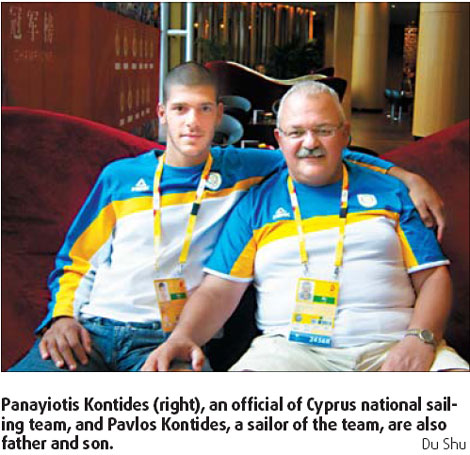Father, son team up for Cyprus