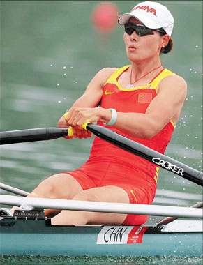 Rower falls short of golden dream