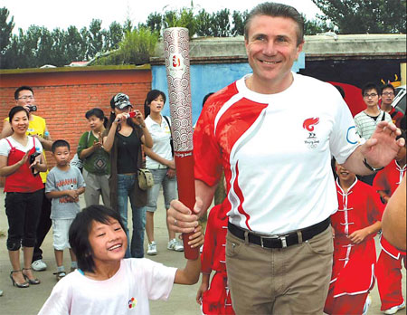 Orphans share in spirit of Olympics