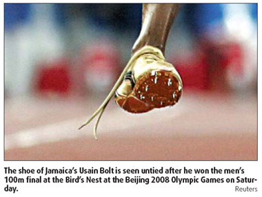 'Insane Usain' dazzles world with speed and style