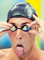 Off Track ..... Phelps' Olympic feat lifts NBC to record