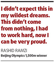 Ramzi takes first gold for Bahrain