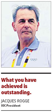 Rogge: Work 'outstanding' in Qingdao