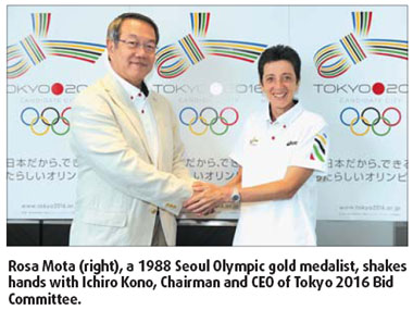 Special Supplement: Olympic golden girl Mota gives thumbs-up to Tokyo bid