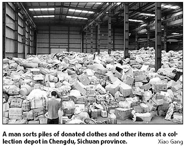 Old clothes in need of new home