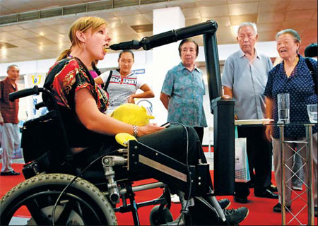 Track joy for determined cyclist