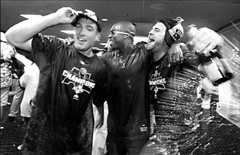 Angels victory secures AL West title