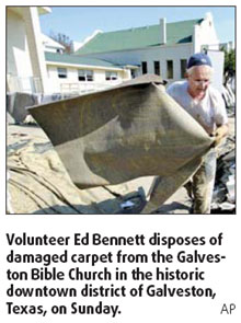 Devastated Texas coast still dangerous after Ike