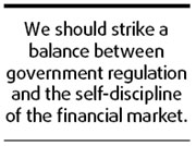 Many lessons to draw from financial crisis
