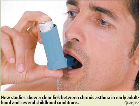 Precursors to adult asthma