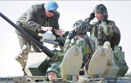 Foreign forces laud war games