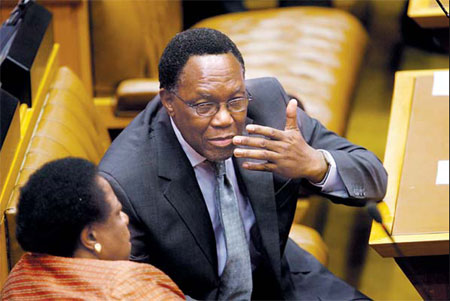 Motlanthe sworn in as president