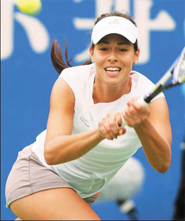 Ferrer played out, Ivanovic marches on