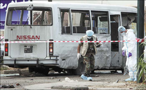 Five killed in Lebanon car bombing