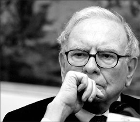 Buffett's instant paper profits plummet