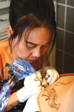 A passion tat's clear to see