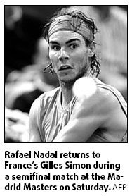 Christmas comes early for world No 1 Nadal