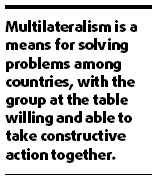 Modernizing multilateralism