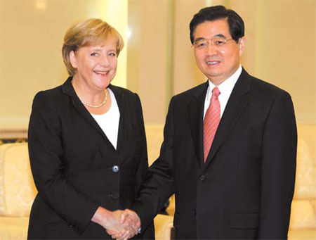 China, Germany work together for world economy
