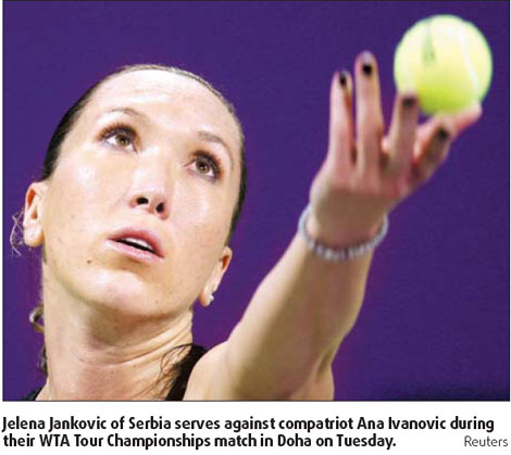 The world is not enough for No 1 Jankovic