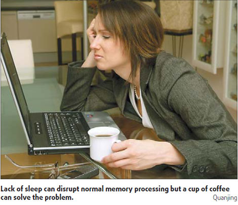 Caffeine cure for insomniacs