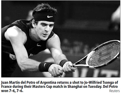 Del Potro living the dream at Masters and Davis cups