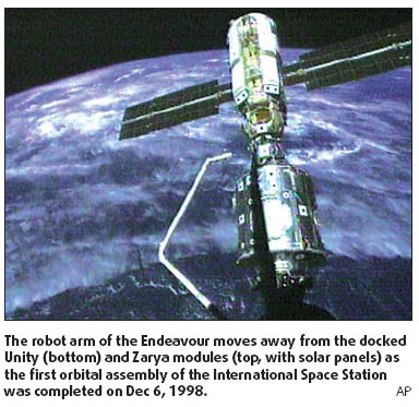 Space station celebrates 10 years