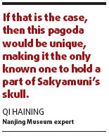 Buddha 'relic' found in Nanjing