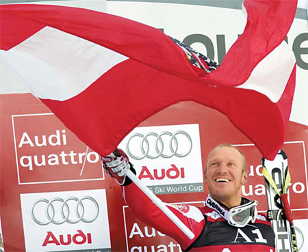 No pain, no gain as Herminator seizes super-G