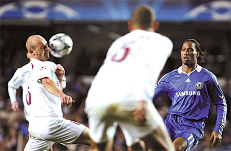 Drogba strike saves Chelsea from Euro blues