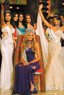 Russian blonde named new Miss World