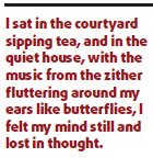 The sound of silence