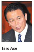 Aso acknowledges family mining firm used POWs