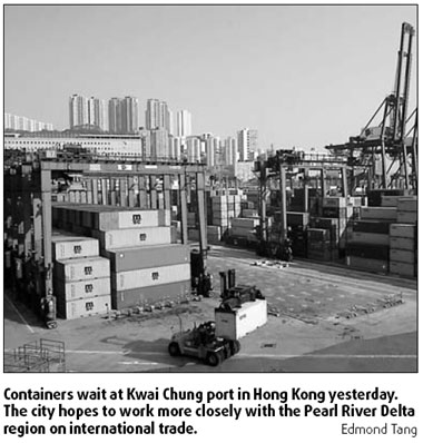 Delta region to benefit from HK