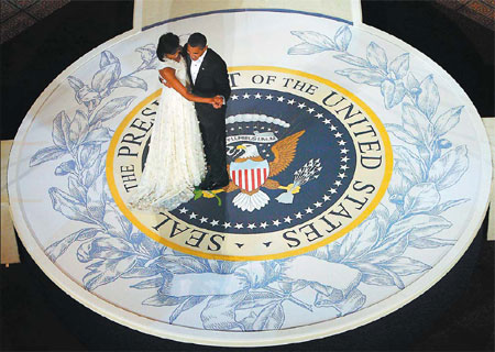 Obamas danced all the night